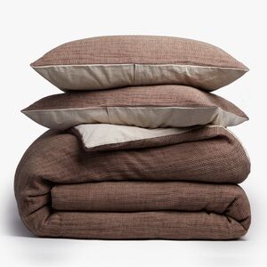 PARACHUTE / Honeycomb Duvet (Full/Queen) in Raisin